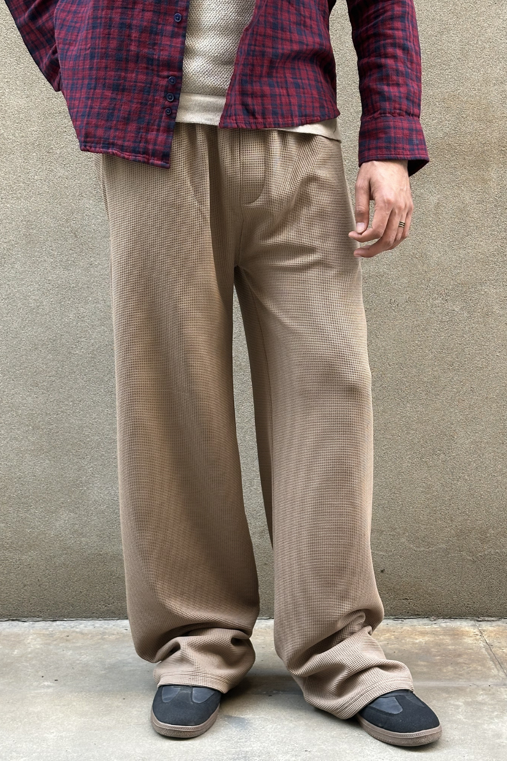 Wide Leg Cotton Trouser