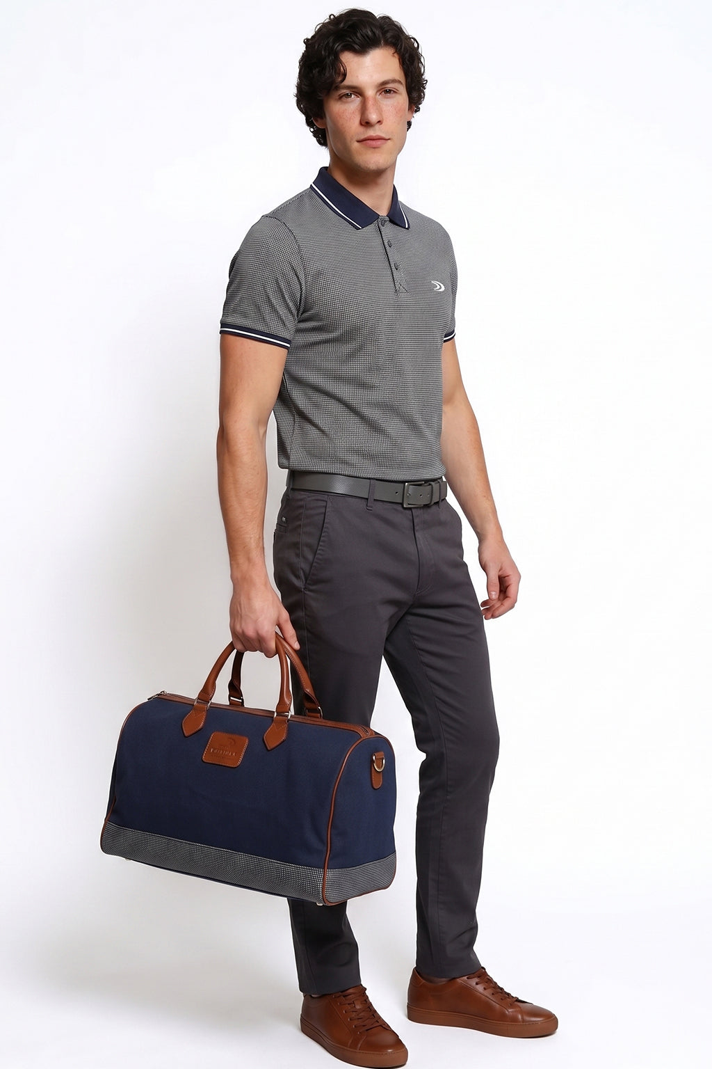Textured Polo Shirt