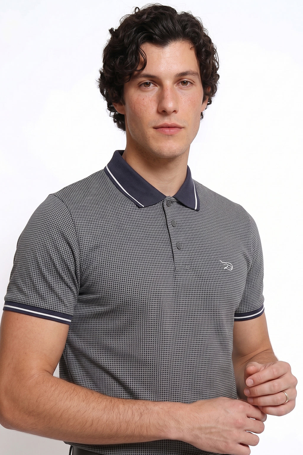 Textured Polo Shirt