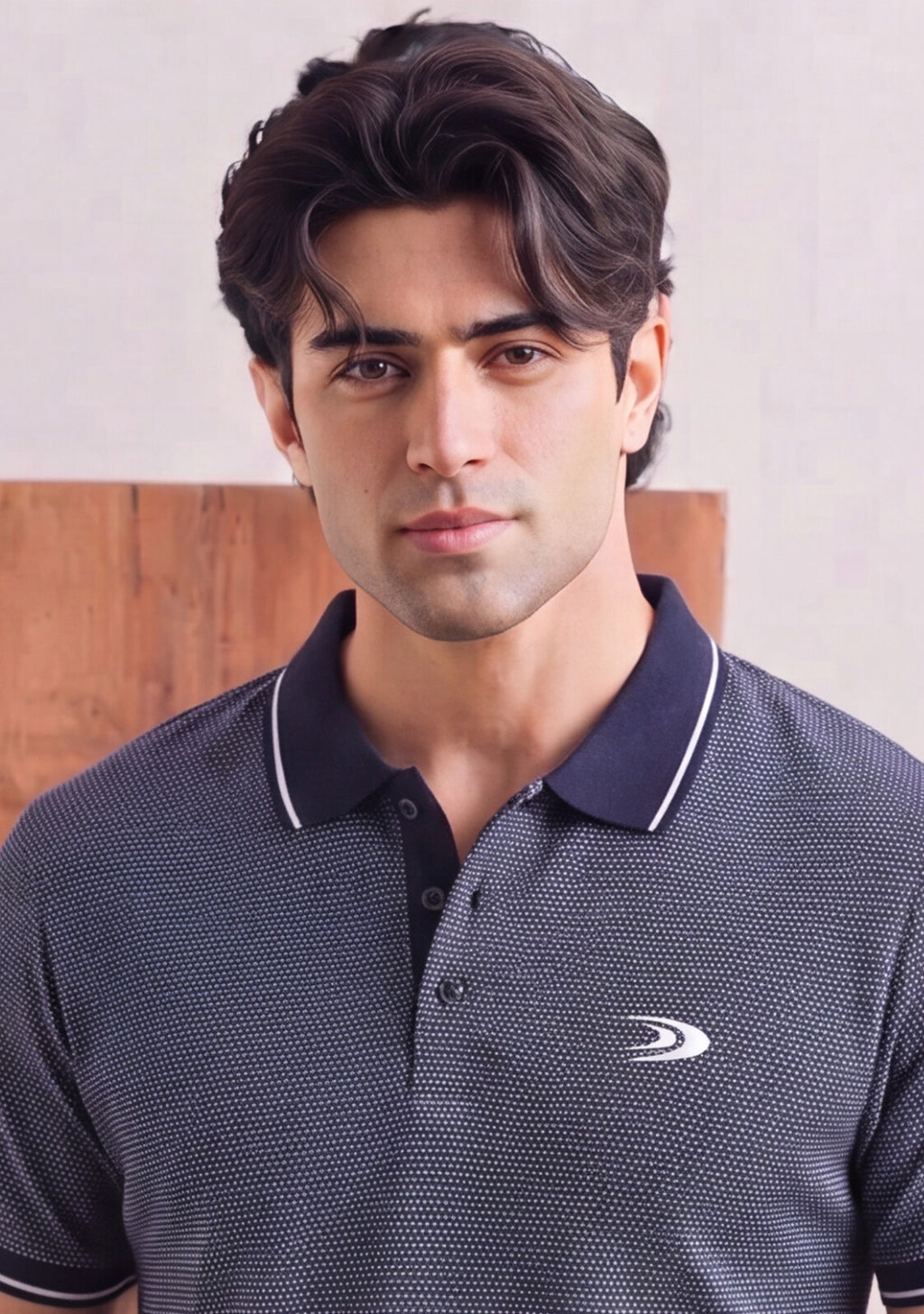 Textured Polo Shirt