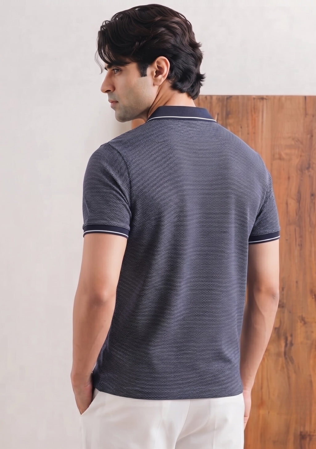 Textured Polo Shirt