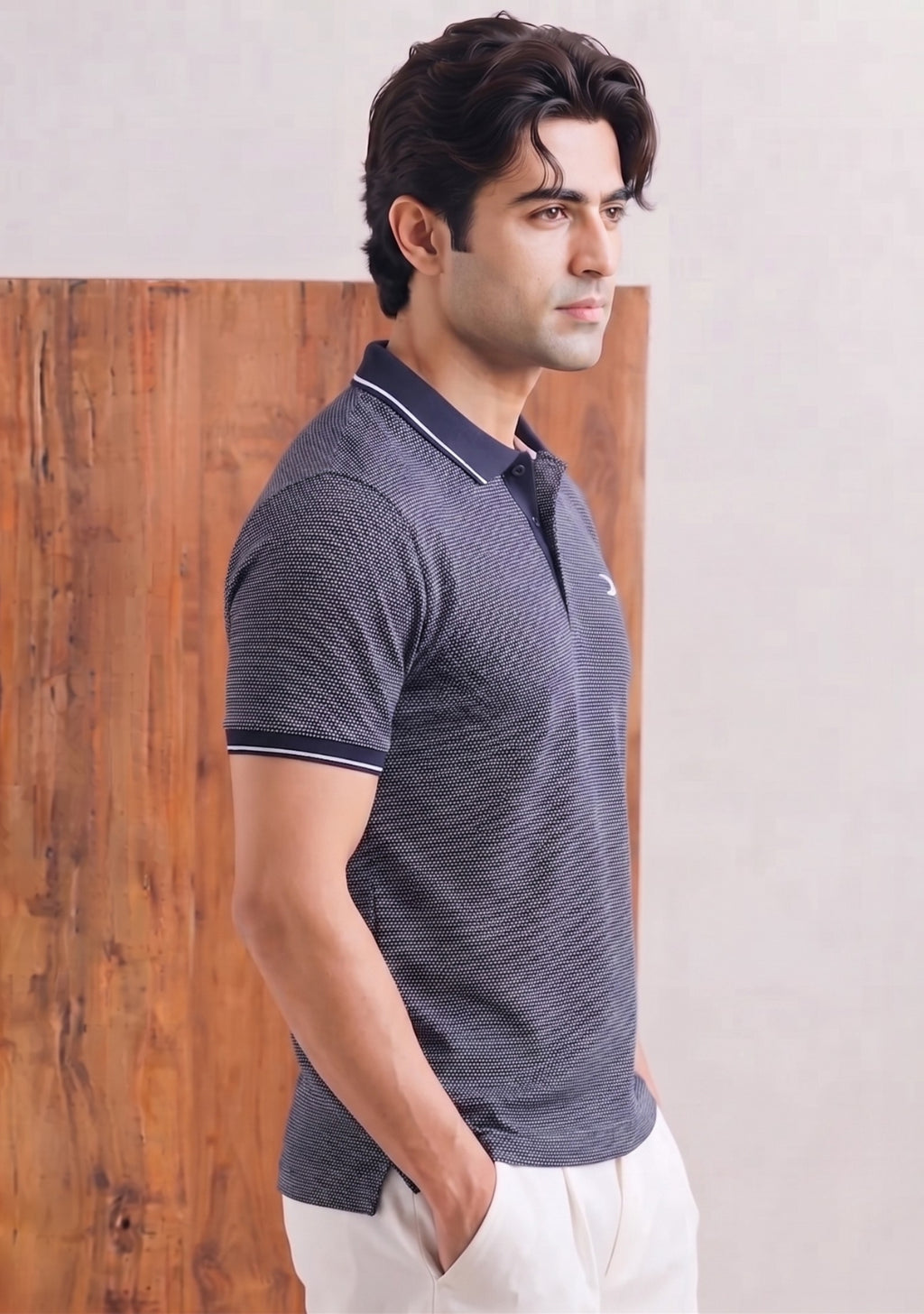 Textured Polo Shirt