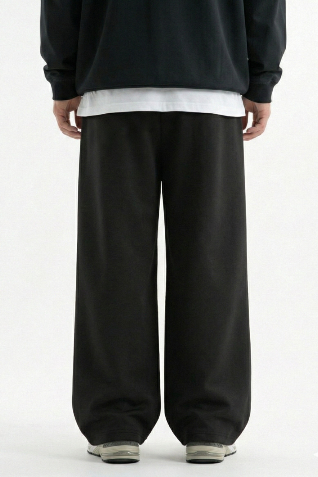 Pleated Straight Leg Trouser