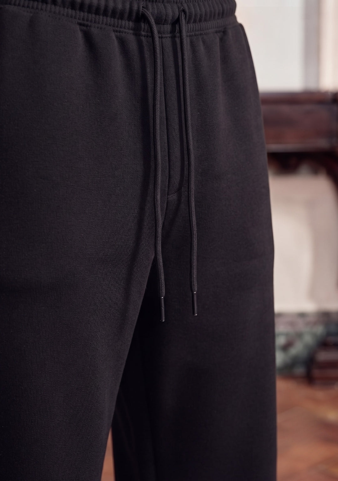 Men's Loose Fit Black Trouser