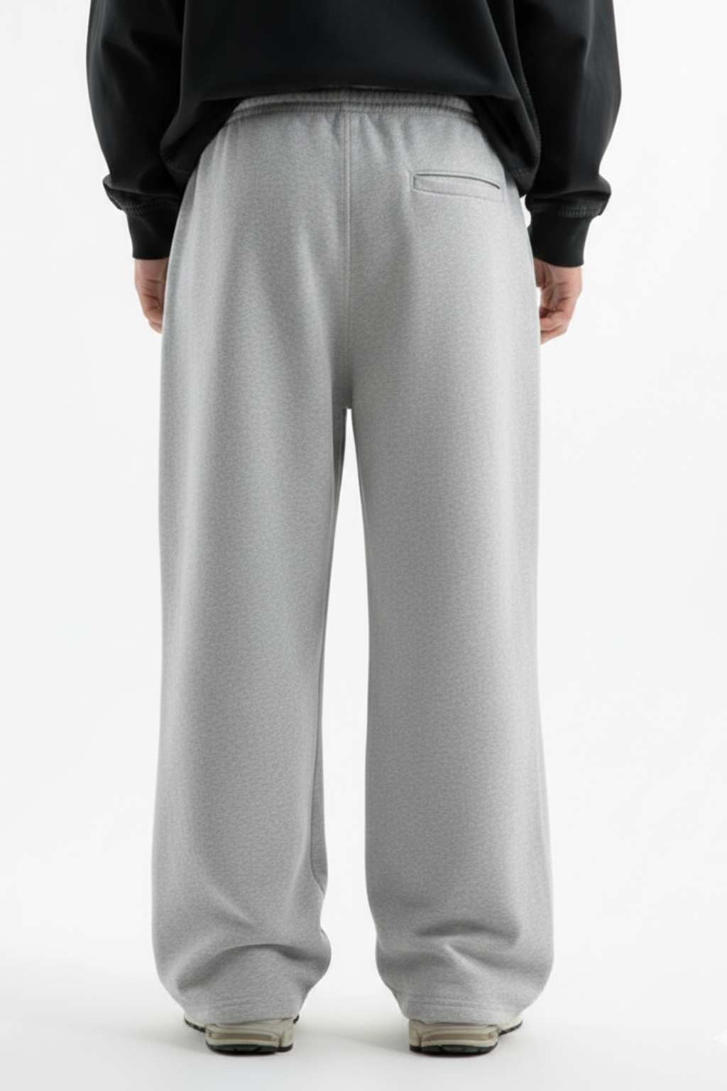 Men's Loose Fit  Grey Trouser