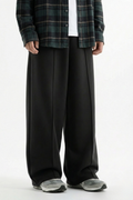 Pleated Straight Leg Trouser