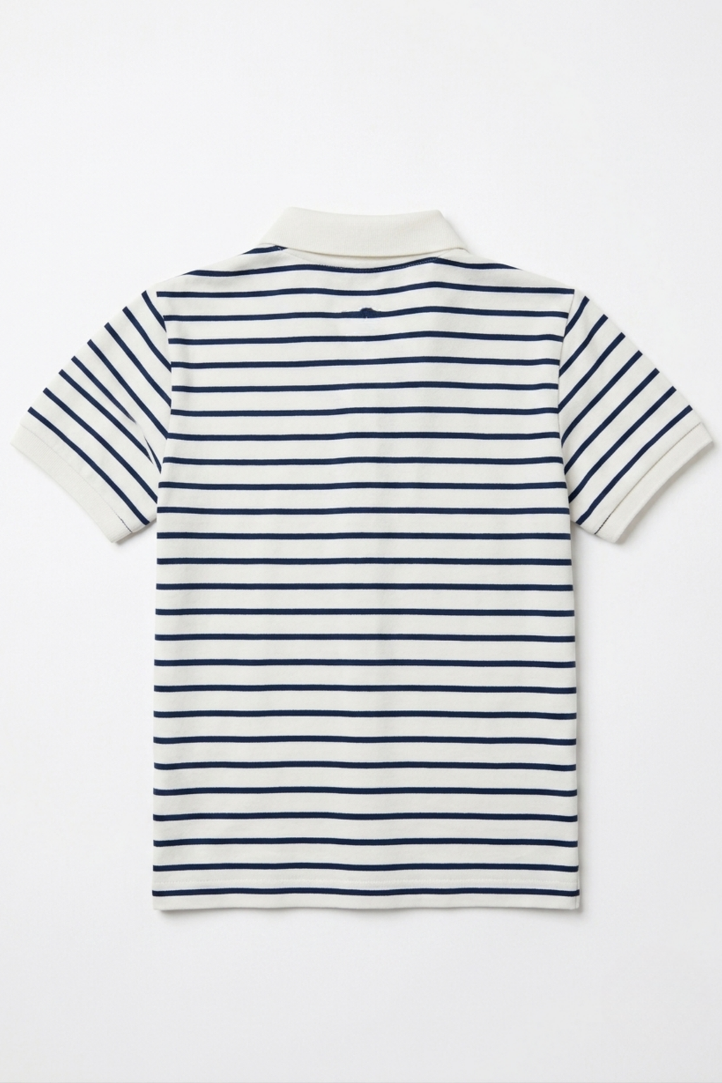 Knitted Stripe Polo Shirt
