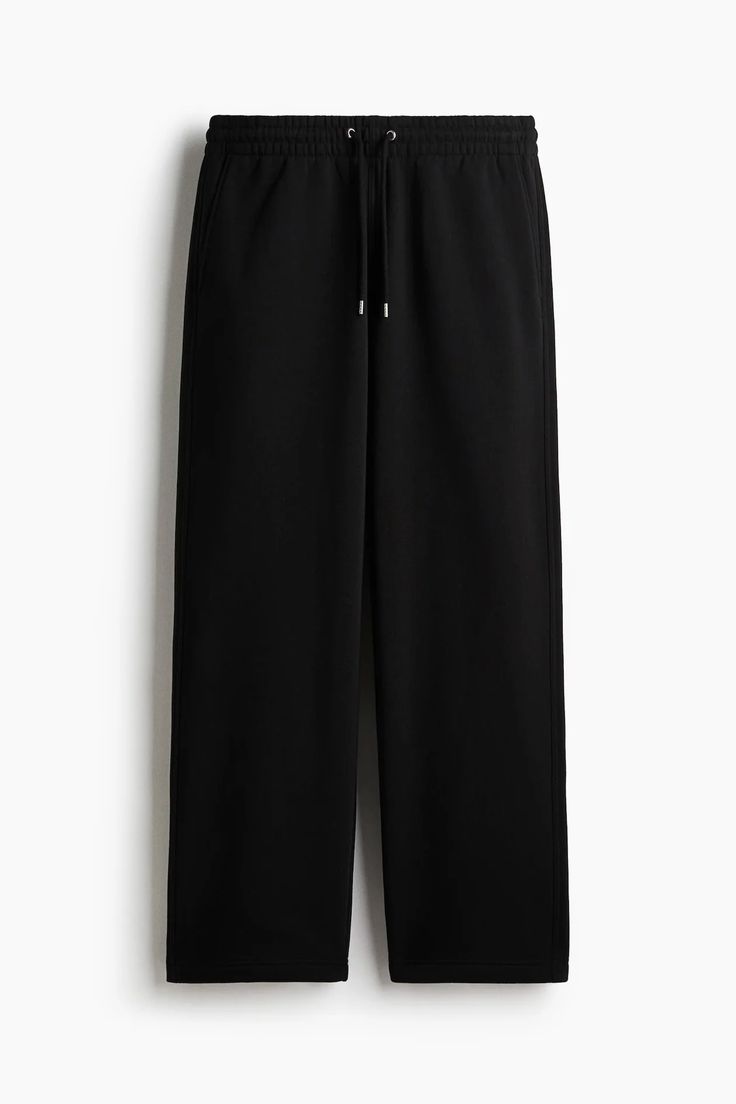 Men's Loose Fit  Black Trouser